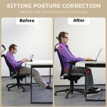 Ergonomic Rocking Foot Rest with Massage Feature