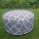 Portable Inflatable Footrest Stool with Pump