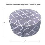 Portable Inflatable Footrest Stool with Pump