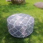 Portable Inflatable Footrest Stool with Pump