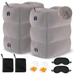 Travel-Friendly Inflatable Foot Rest Set