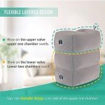 Travel-Friendly Inflatable Foot Rest Set