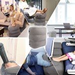 Adjustable Inflatable Travel Foot Rest Pillow Set