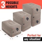 Inflatable Travel Foot Rest Pillow for Kids