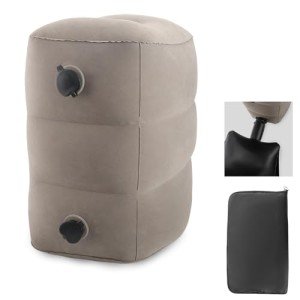 Adjustable Inflatable Travel Foot Rest Pillow
