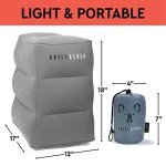Inflatable Travel Foot Rest Pillow for Kids