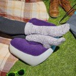 Inflatable Travel Foot Rest Pillows - 2 Pack