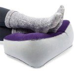 Inflatable Travel Foot Rest Pillows - 2 Pack
