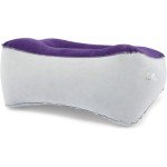 Inflatable Travel Foot Rest Pillows - 2 Pack
