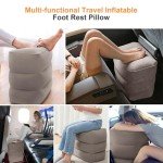 Adjustable Inflatable Travel Foot Rest Pillow