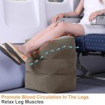 Adjustable Inflatable Travel Foot Rest Pillow
