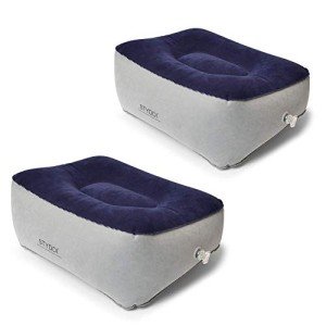 Portable Inflatable Foot Rest Pillow - 2 Pack