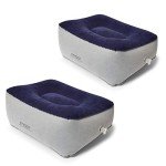 Portable Inflatable Foot Rest Pillow - 2 Pack