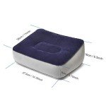 Portable Inflatable Foot Rest Pillow - 2 Pack