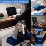 Adjustable Ergonomic Foot Rest for Comfort at Desk