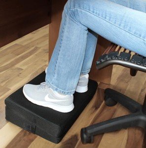 InteVision 4-in-1 Adjustable Footrest with Foam Cushion