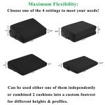 InteVision 4-in-1 Adjustable Footrest with Foam Cushion