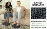 Dikdoc Adjustable Under-Desk Foot Rest Ottoman
