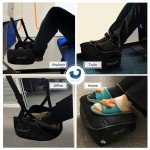 Inflatable Travel Foot Hammock & Cushioned Footrest