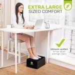 XL Adjustable Ergonomic Foot Rest for Under Desk
