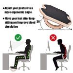Ergonomic Under-Desk Rocking Footrest for Comfort