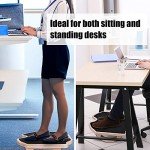 Ergonomic Under-Desk Rocking Footrest for Comfort