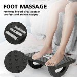 CZZXI Rocking Under Desk Foot Rest - Black