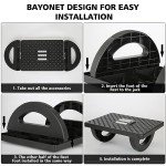 CZZXI Rocking Under Desk Foot Rest - Black