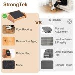 Adjustable Ergonomic Rocking Foot Rest for Comfort