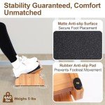 Adjustable Ergonomic Rocking Foot Rest for Comfort