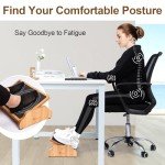 Adjustable Ergonomic Rocking Foot Rest for Comfort