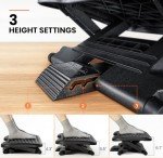 Adjustable Ergonomic Under-Desk Footrest with Massage