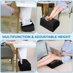 Ergonomic Gel Foot Rest with Adjustable Heights