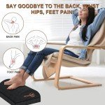 ACDRIME Adjustable Ergonomic Foot Rest for Office