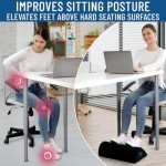 Memory Foam Under-Desk Foot Rest for Comfort