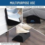 Memory Foam Under-Desk Foot Rest for Comfort