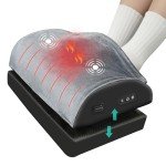 Heated Ergonomic Foot Rest with Massage & Vibration