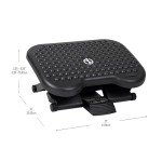 Adjustable Ergonomic Foot Rest for Comfortable Work