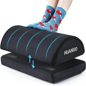 HUANUO Adjustable Under-Desk Foot Rest Stool