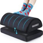 Adjustable Memory Foam Foot Rest for Under Desk