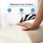 Adjustable Memory Foam Foot Rest for Under Desk