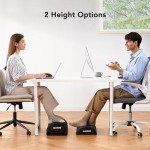 Adjustable Memory Foam Foot Rest for Under Desk