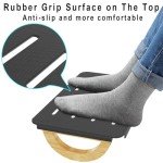 Ergonomic Rocking Foot Rest for Desk Comfort