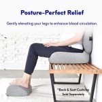 Cushion Lab Memory Foam Ergonomic Foot Rest