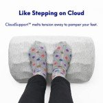Cushion Lab Memory Foam Ergonomic Foot Rest