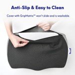Cushion Lab Memory Foam Ergonomic Foot Rest