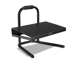 Adjustable Height Under-Desk Foot Rest with Handle