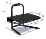 Adjustable Height Under-Desk Foot Rest with Handle