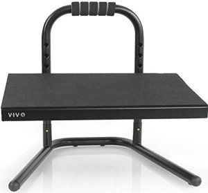 VIVO Adjustable Ergonomic Foot Rest for Desks
