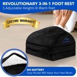 Ergonomic Adjustable Footrest for Comfort and Support